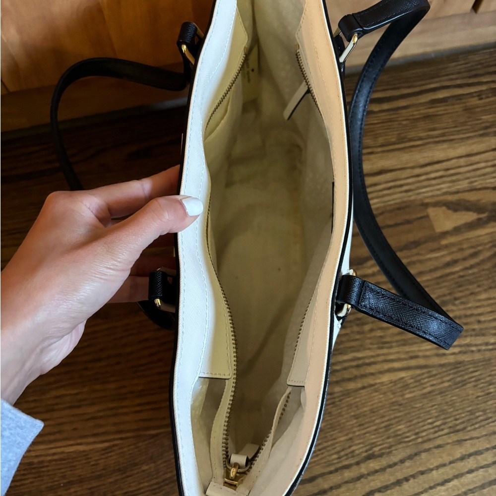 Kate Spade Black and White Women's Tote - Picture 9 of 13